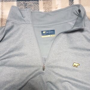 Jack Nicklaus Light Grey Windbreaker Pullover